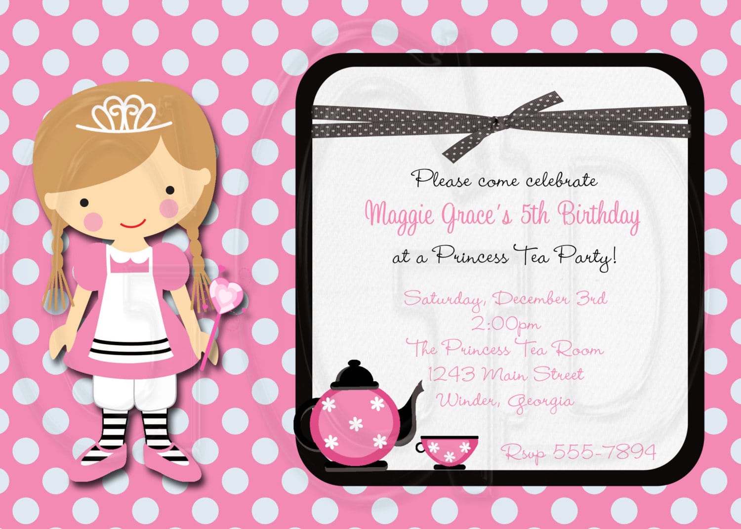 Princess Tea Party Invitations â Gangcraft Net